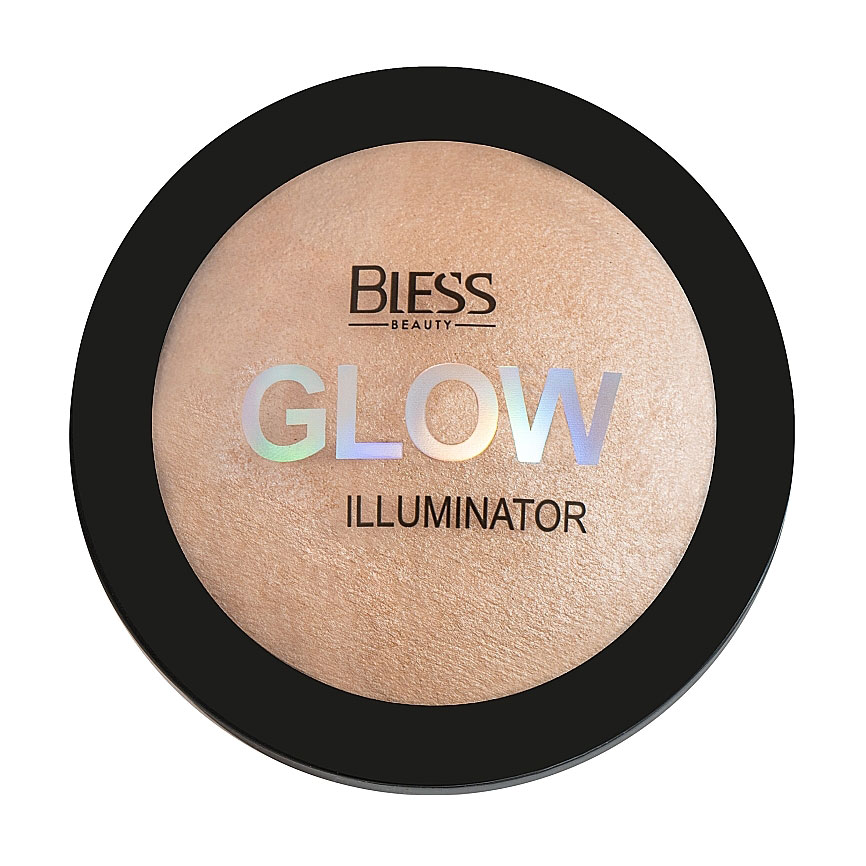Запечений хайлайтер для обличчя Bless Beauty GLOW Illuminator 01 Natural, 12 г